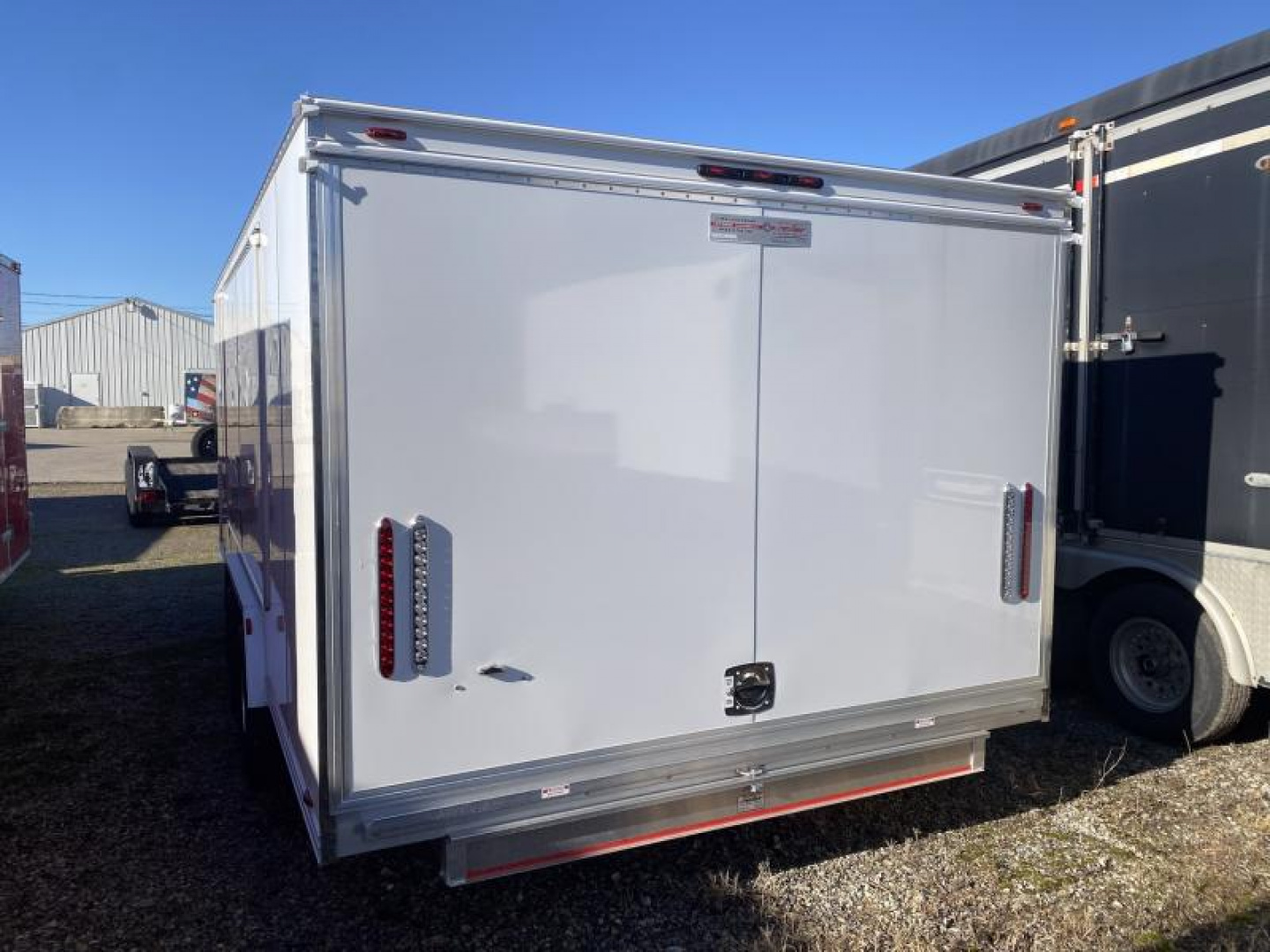 Used 2022 Trailex CTE-84180 ENCLOSED CAR HAULER 6 IN EXTRA HEIGHT