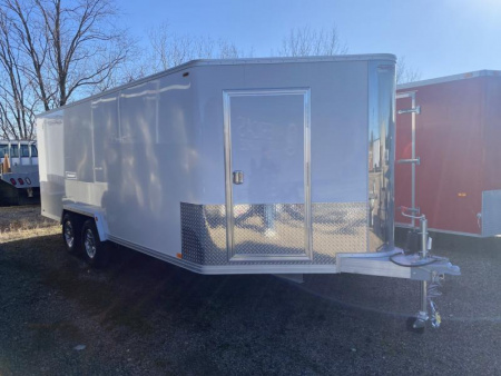 Used 2022 Trailex CTE-84180 ENCLOSED CAR HAULER 6 IN EXTRA HEIGHT