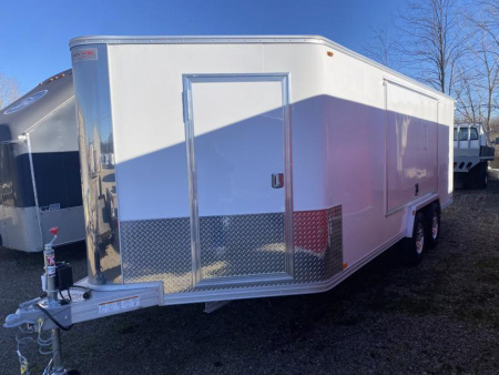 Used 2022 Trailex CTE-84180 ENCLOSED CAR HAULER 6 IN EXTRA HEIGHT