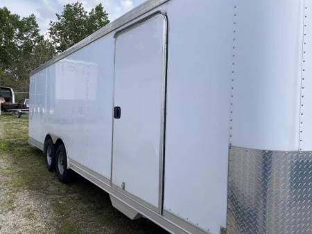 Used 2014 Featherlite Trailers USED 24 FT ALUMINUM CAR HAULER EXTRUDED ALUMINUM FLOOR