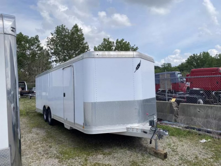 Used 2014 Featherlite Trailers USED 24 FT ALUMINUM CAR HAULER EXTRUDED ALUMINUM FLOOR