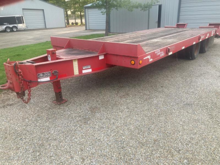 Used 2000 Talbert Mfg 25 FT USED TANDEM DUAL EQUIPMENT TRAILER