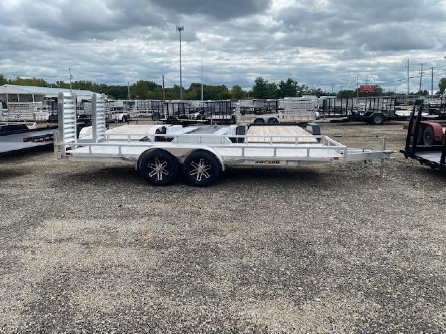 New 2022 Sport Haven 7 X 18 FT ALUMINUM EQUIPMENT HAULER 10K GVWR