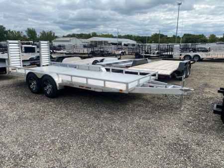 New 2022 Sport Haven 7 X 18 FT ALUMINUM EQUIPMENT HAULER 10K GVWR