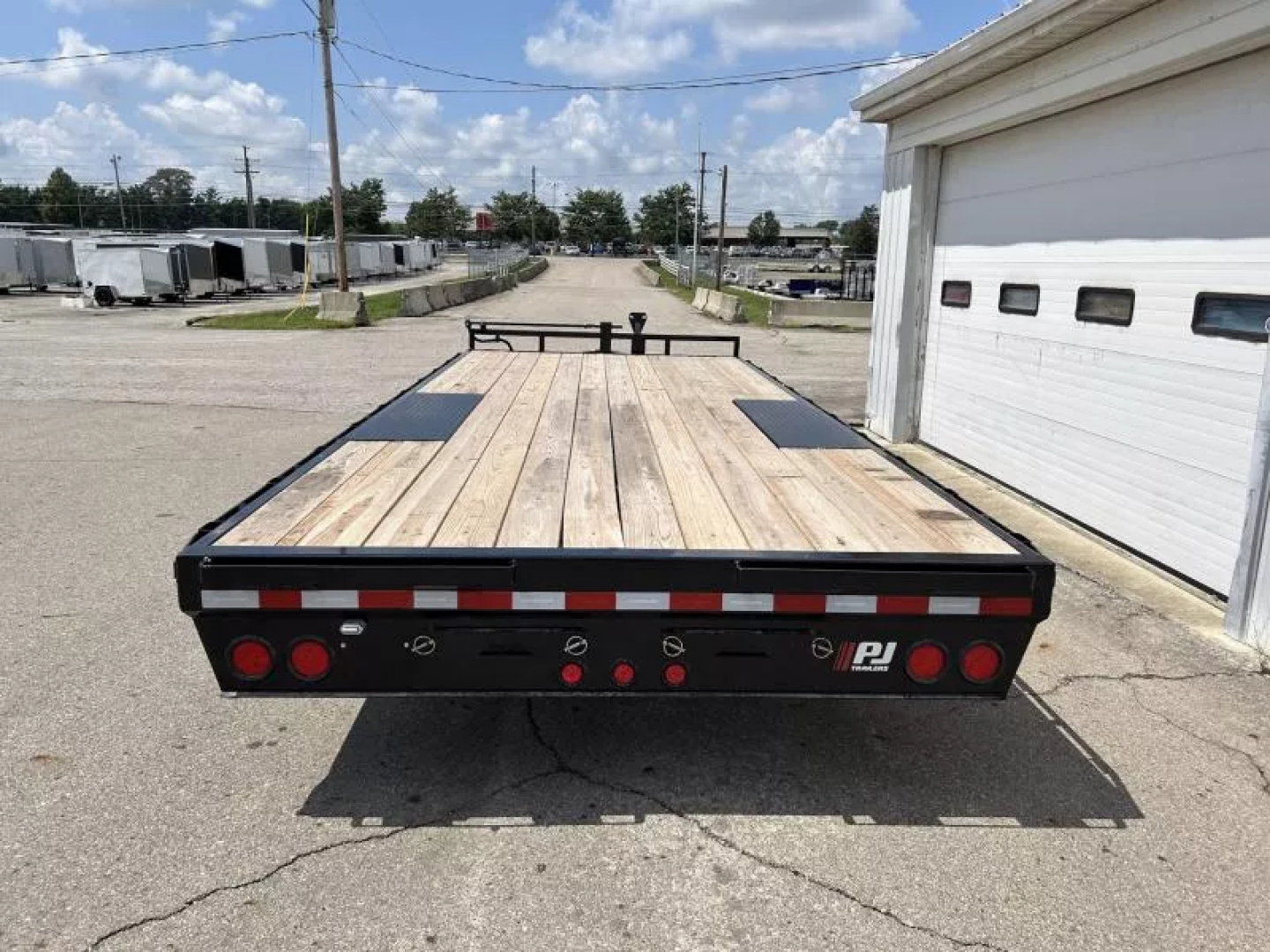 New 2026 PJ Trailers 102 IN X 20 FT DECK OVER WITH PULL OUT RAMPS 14K GVWR