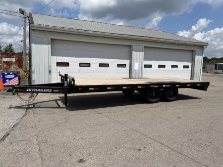 New 2026 PJ Trailers 102 IN X 20 FT DECK OVER WITH PULL OUT RAMPS 14K GVWR