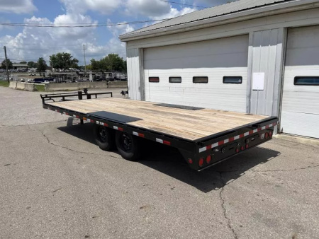 New 2026 PJ Trailers 102 IN X 20 FT DECK OVER WITH PULL OUT RAMPS 14K GVWR