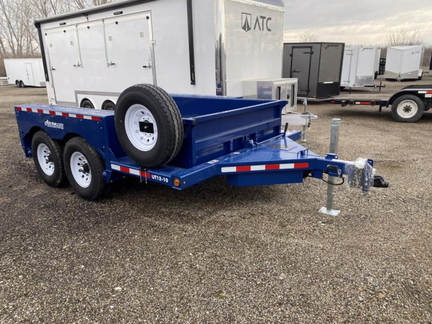 New 2024 Air Tow 6 FT 3 IN X 12 FT DROP DECK EQUIPMENT TRAILER