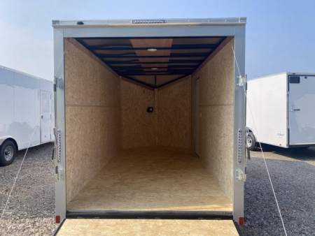 New 2025 Bravo Trailers 7 X 14 FT V-NOSE HERO CARGO TRAILER 7 FT INTERIOR HT WITH RAMP DOOR *FACTORY CLOSE OUT*