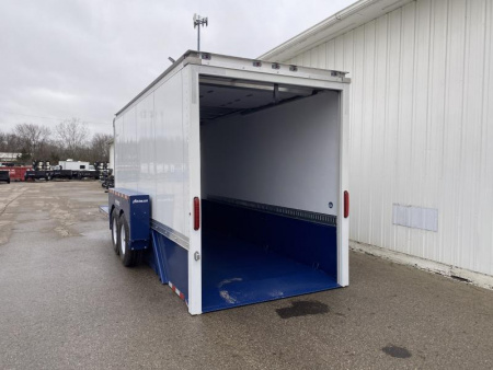 New 2024 Air Tow 6 FT 3 IN X 16 FT ENCLOSED LOWERING EQUIPMENT TRAILER WITH ROLL UP DOOR