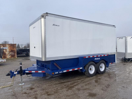 New 2024 Air Tow 6 FT 3 IN X 16 FT ENCLOSED LOWERING EQUIPMENT TRAILER WITH ROLL UP DOOR
