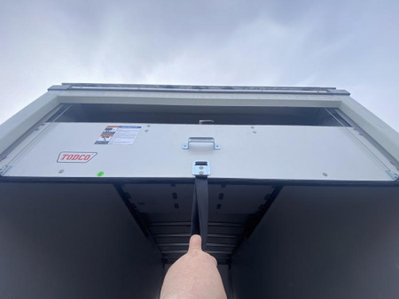 New 2024 Air Tow 6 FT 3 IN X 16 FT ENCLOSED LOWERING EQUIPMENT TRAILER WITH ROLL UP DOOR