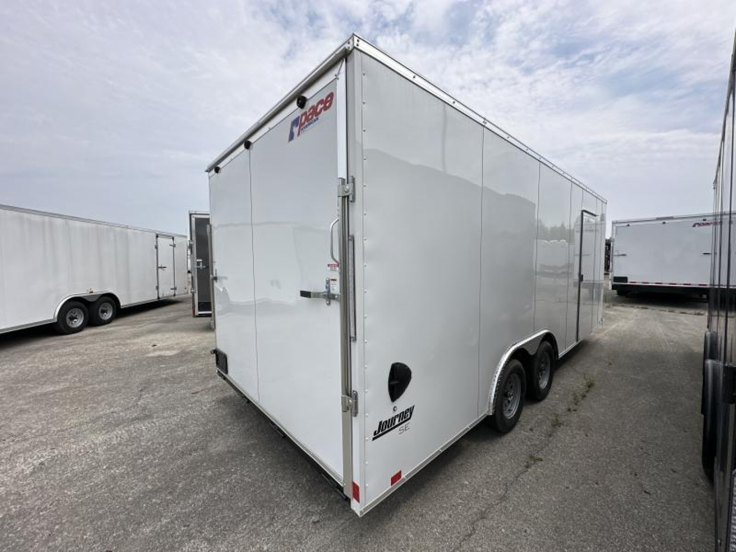 New 2023 Pace American 20 FT ENCLOSED CAR HAULER 7 FT INT HEIGHT WITH RAMP DOOR 7K GVWR