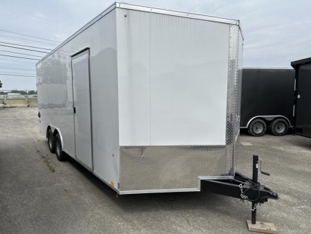 New 2023 Pace American 20 FT ENCLOSED CAR HAULER 7 FT INT HEIGHT WITH RAMP DOOR 7K GVWR