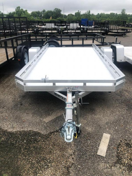 New 2023 Aluma 7814 ALUMINUM TILT SINGLE AXLE TOP RAIL