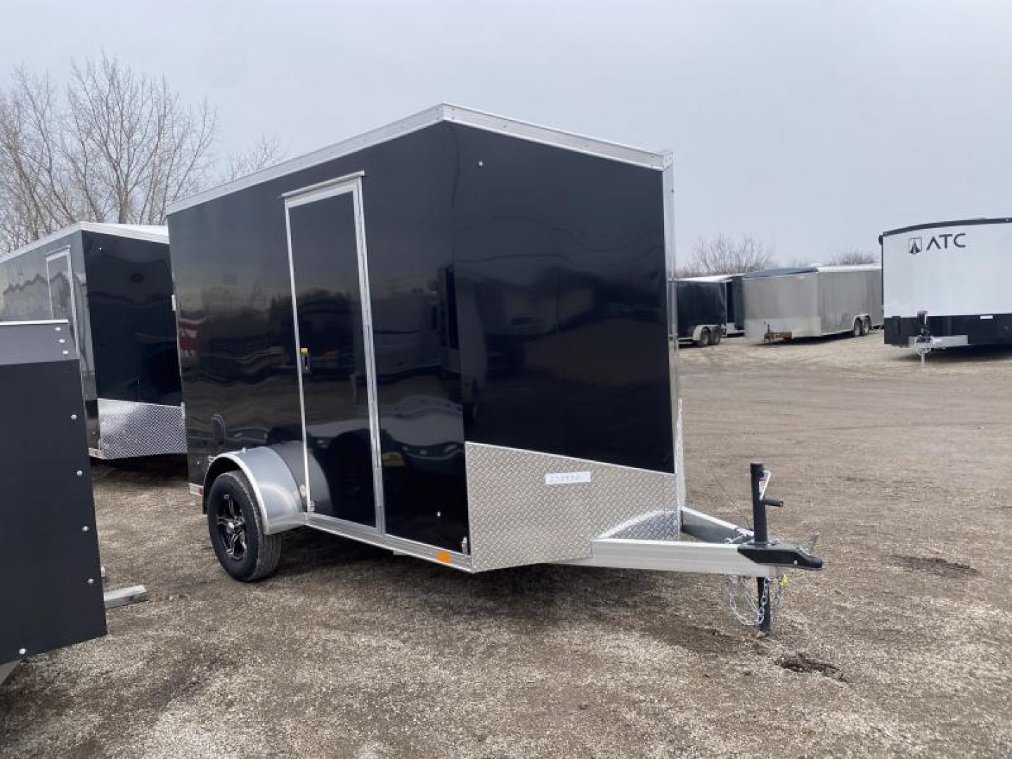 New 2025 ATC 6 X 10 FT STO 300 ENCLOSED CARGO RAMP DOOR 6 FT 6 IN INTERIOR