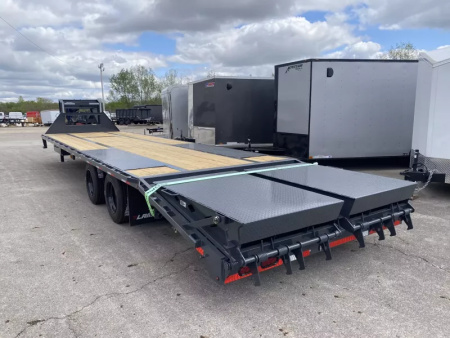 New 2025 Lamar Trailers 102" X 32 FT GOOSENECK EQUIPMENT TRAILER 30,000 GVWR