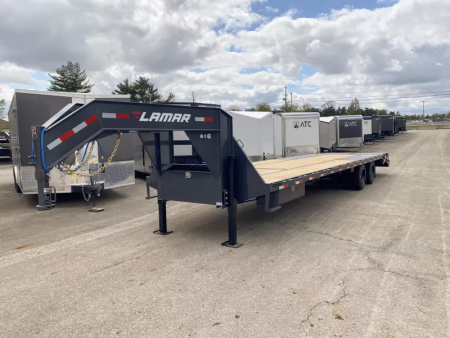 New 2025 Lamar Trailers 102  X 32 FT GOOSENECK EQUIPMENT TRAILER 30,000 GVWR