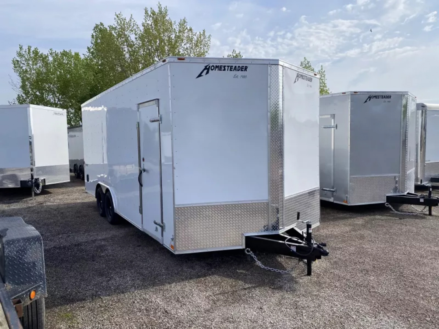 New 2025 Homesteader Trailer 20 FT ENCLOSED CAR HAULER 7 FT INTERIOR HEIGHT 7K GVWR