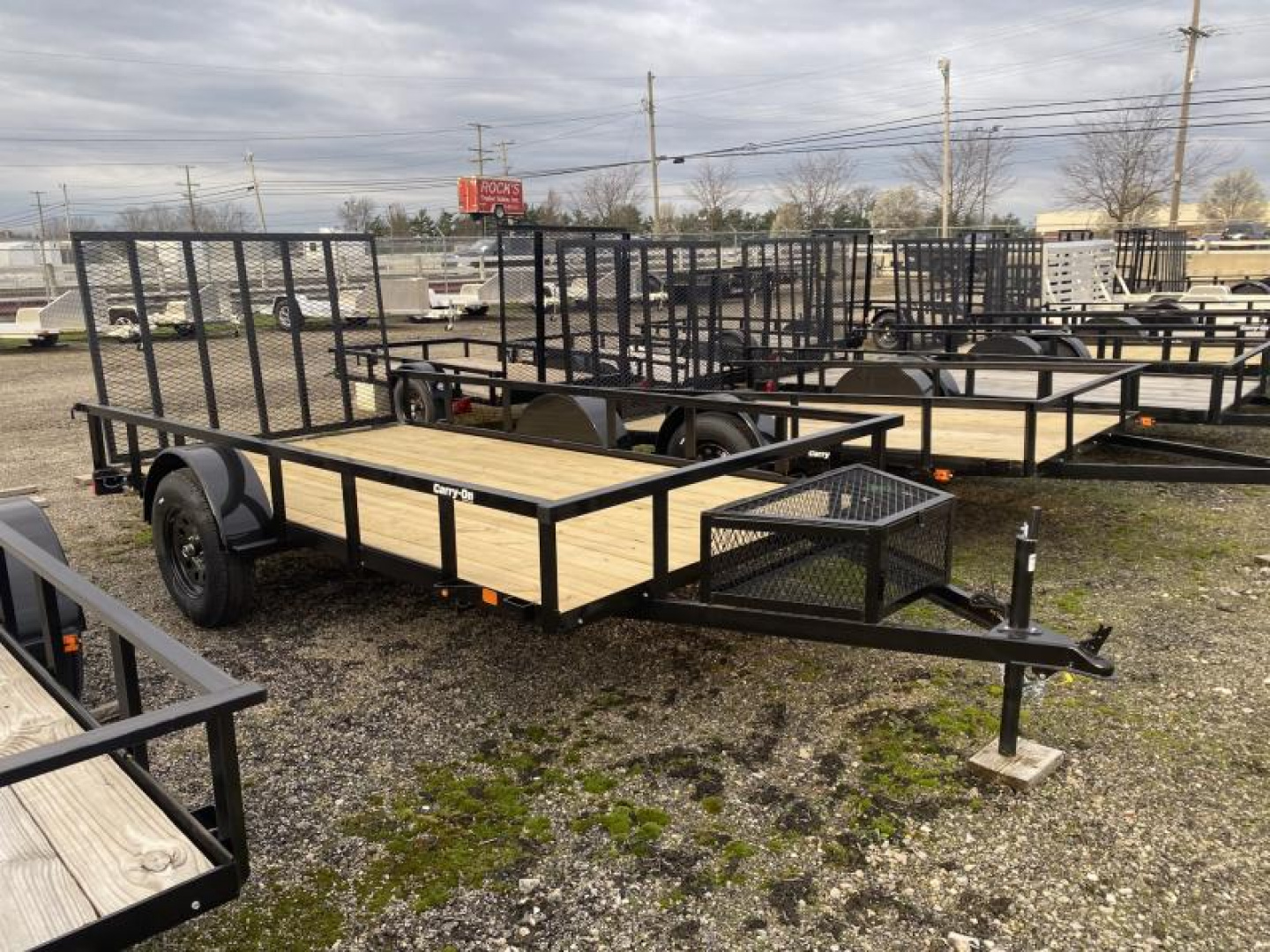 New 2025 Carry-On 6 X 12 FT UTILITY TRAILER WITH TUBE TOP RAIL