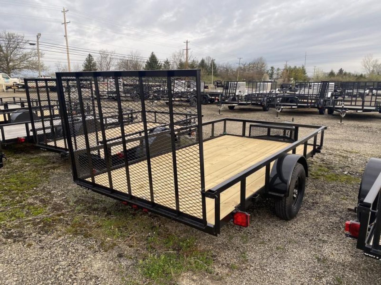 New 2025 Carry-On 6 X 12 FT UTILITY TRAILER WITH TUBE TOP RAIL
