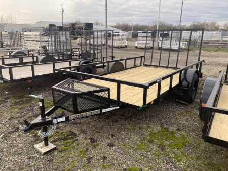 New 2025 Carry-On 6 X 12 FT UTILITY TRAILER WITH TUBE TOP RAIL