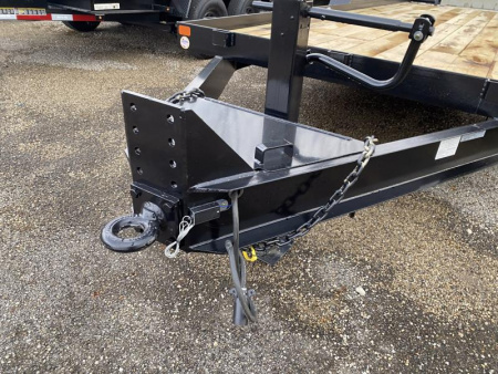 New 2025 Winston 8 TON 7 X 20 FT SKID STEER TRAILER SPRING ASSIST RAMPS