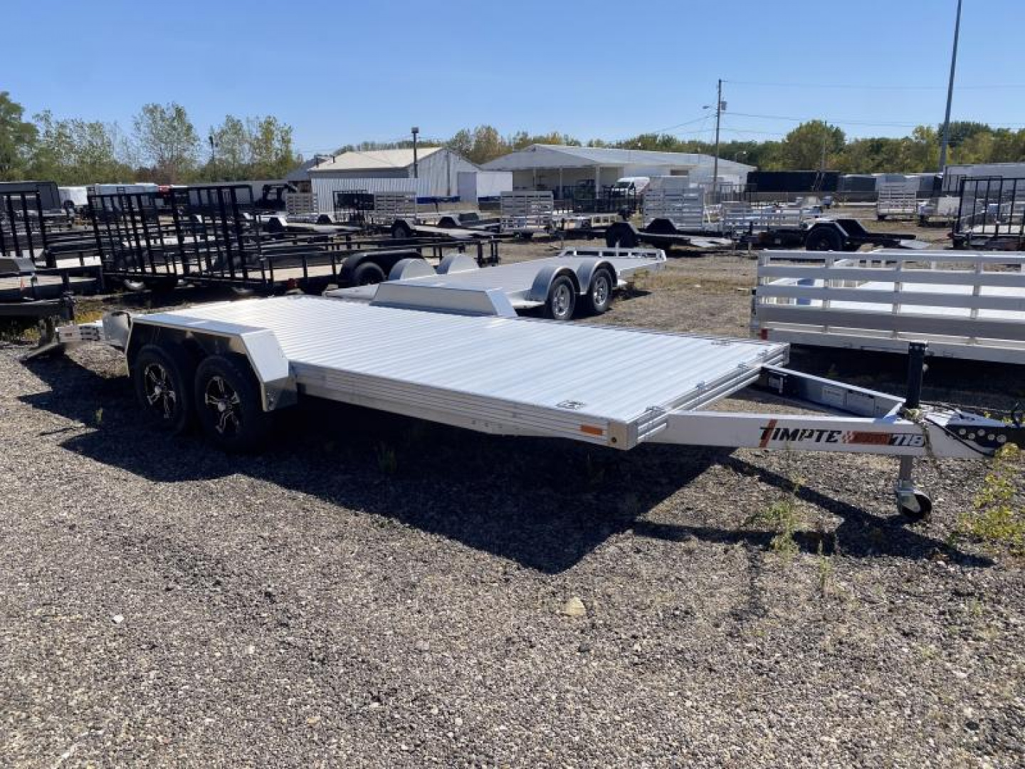 New 2025 Timpte 718 ALUMINUM RAMP TRAILER 7K GVWR