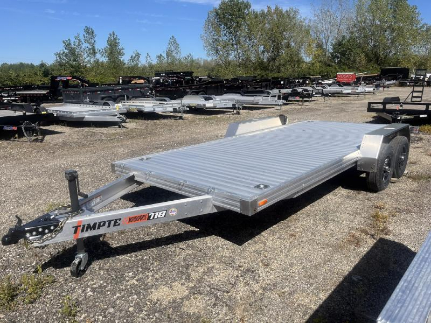 New 2025 Timpte 718 ALUMINUM RAMP TRAILER 7K GVWR