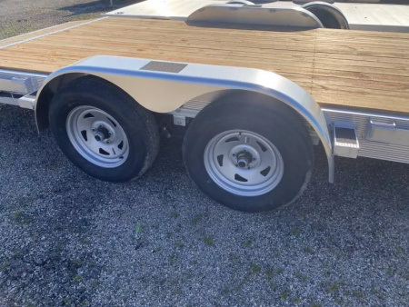 New 2025 Sport Haven 18 FT ALUMINUM CAR HAULER WOOD DECK 7K GVWR