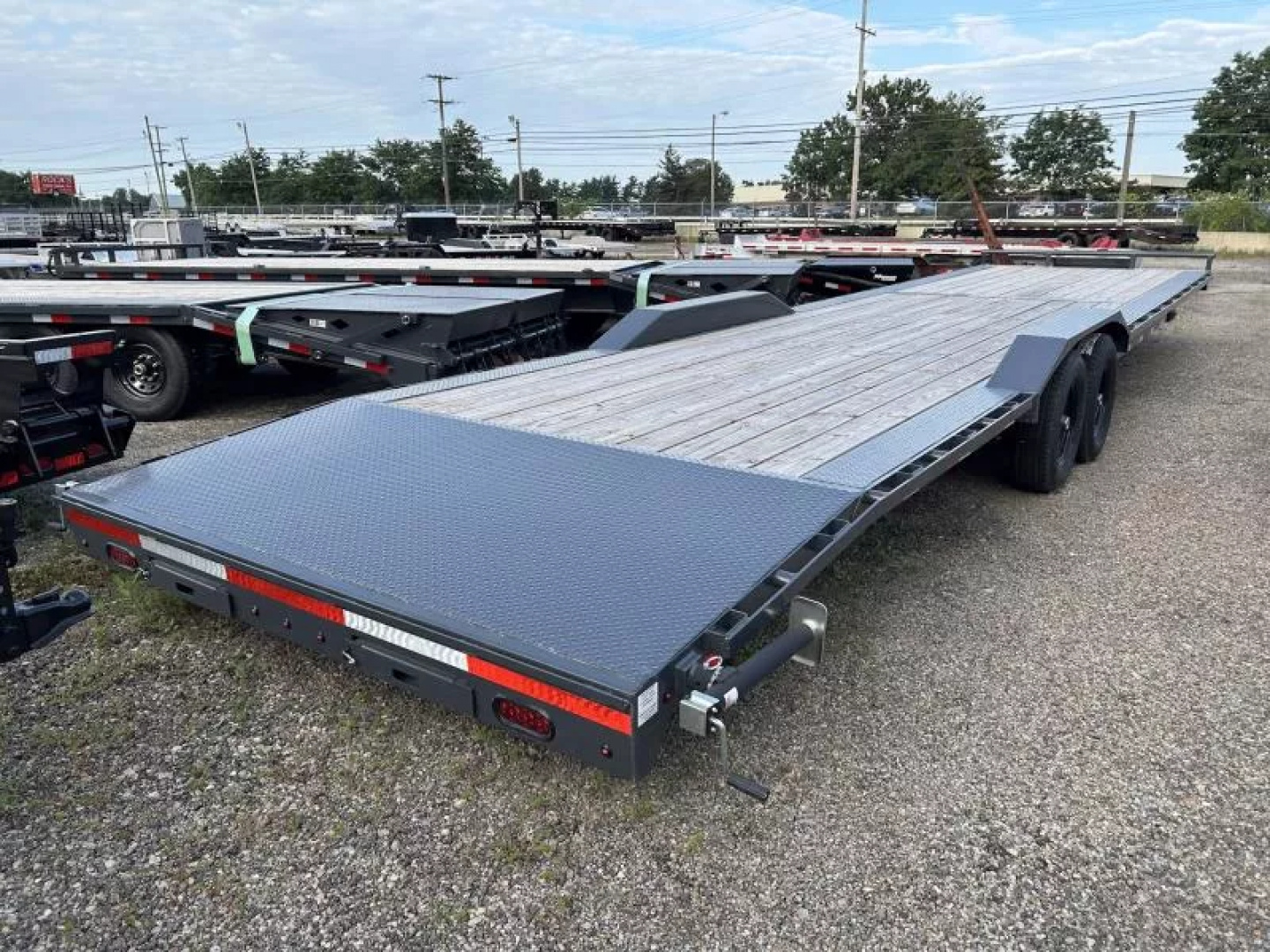 New 2025 Lamar Trailers 36 FT EQUIPMENT TRAILER 14K GVWR