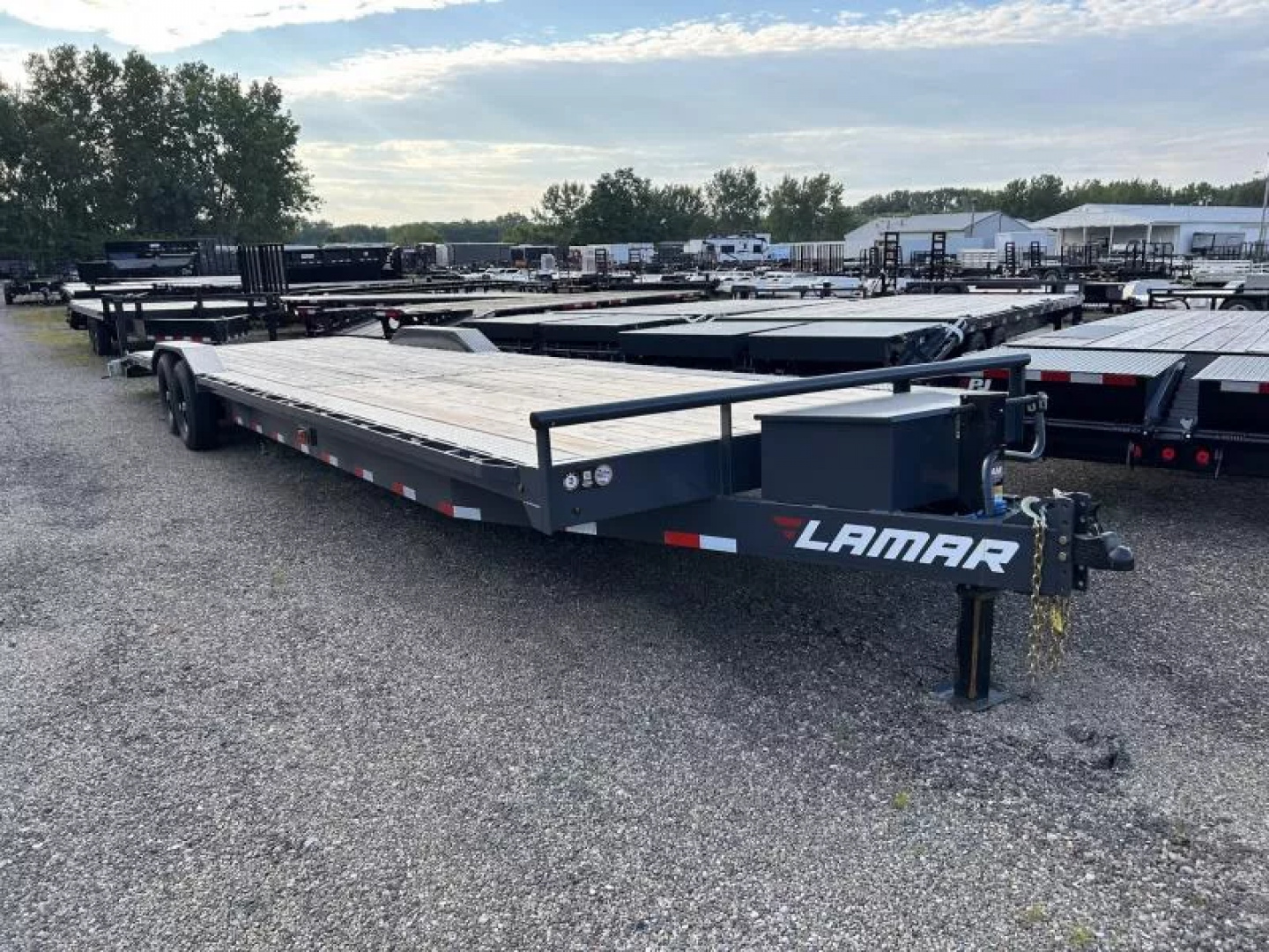 New 2025 Lamar Trailers 36 FT EQUIPMENT TRAILER 14K GVWR