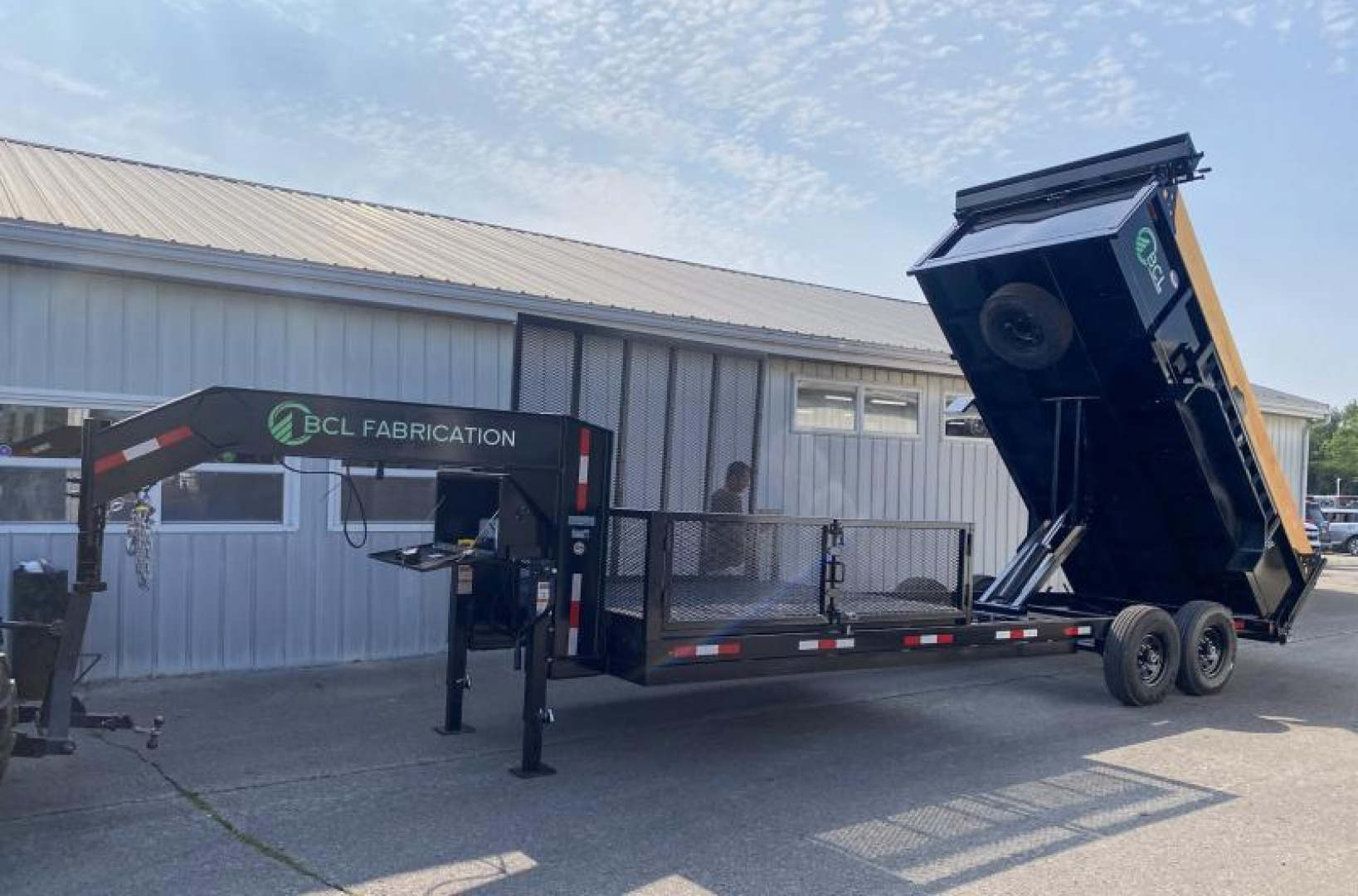 New 2024 BCL Fabrication GOOSENECK LANDSCAPE DUMP COMBO TRAILER