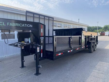 New 2024 BCL Fabrication GOOSENECK LANDSCAPE DUMP COMBO TRAILER