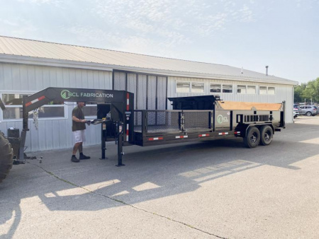 New 2024 BCL Fabrication GOOSENECK LANDSCAPE DUMP COMBO TRAILER