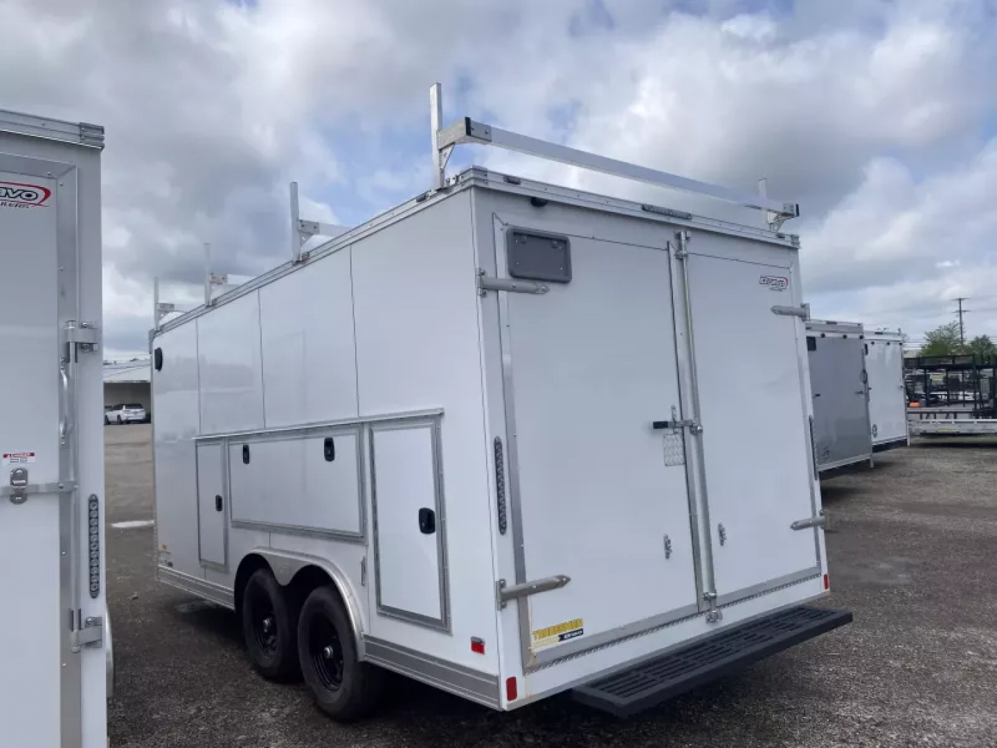 New 2025 Bravo Trailers 8.5 X 16 FT TRADESMAN CONTRACTOR TRAILER DOUBLE REAR DOORS 10K GVWR *FACTORY CLOSE OUT*