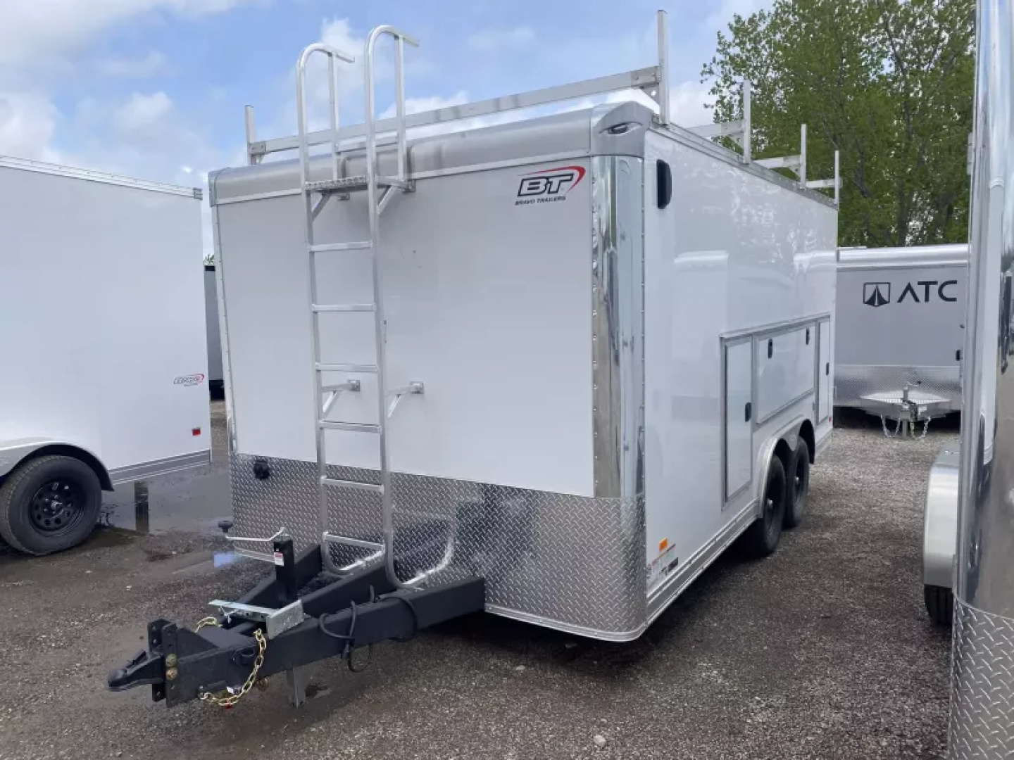 New 2025 Bravo Trailers 8.5 X 16 FT TRADESMAN CONTRACTOR TRAILER DOUBLE REAR DOORS 10K GVWR *FACTORY CLOSE OUT*