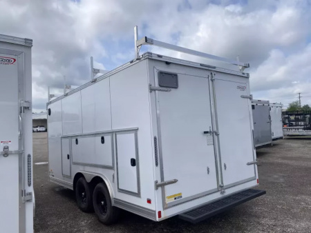 New 2025 Bravo Trailers 8.5 X 16 FT TRADESMAN CONTRACTOR TRAILER DOUBLE REAR DOORS 10K GVWR *FACTORY CLOSE OUT*