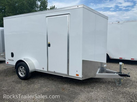 New 2023 ATC 6 X 12 FT RAVEN LIMITED CARGO WITH RAMP DOOR 6 FT 6 IN INTERIOR HEIGHT