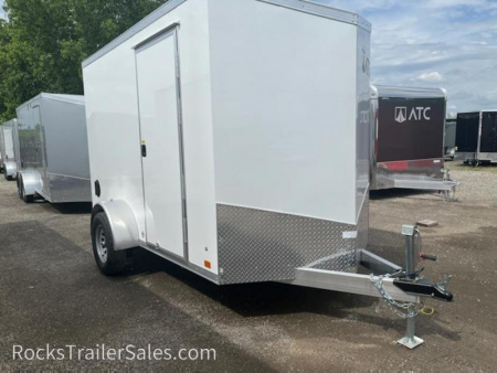 New 2022 ATC ALUMINUM 6 X 10 CARGO WITH RAMP DOOR 6.5' INTERIOR HEIGHT
