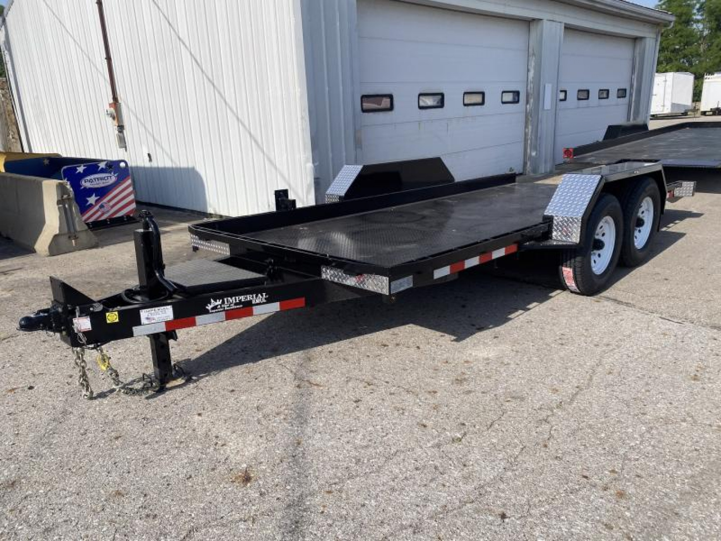 New 2025 Imperial Trailer 20 FT SPLIT DECK STEEL TILT TRAILER 14K GVWR