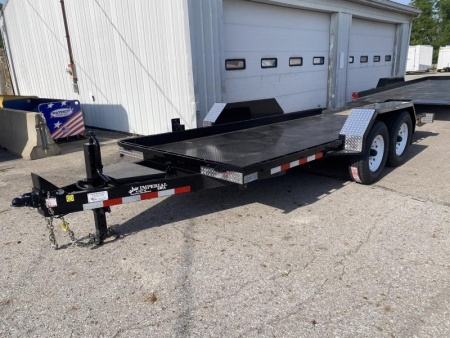 New 2025 Imperial Trailer 20 FT SPLIT DECK STEEL TILT TRAILER 14K GVWR