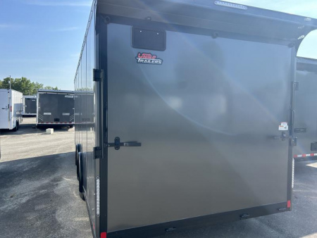 New 2024 United Trailers 24 FT ENCLOSED CAR HAULER TORSION AXLES  ALUMINUM WHEELS WITH BLACK OUT TRIM