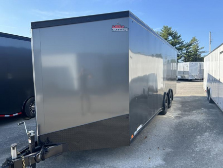 New 2024 United Trailers 24 FT ENCLOSED CAR HAULER TORSION AXLES  ALUMINUM WHEELS WITH BLACK OUT TRIM