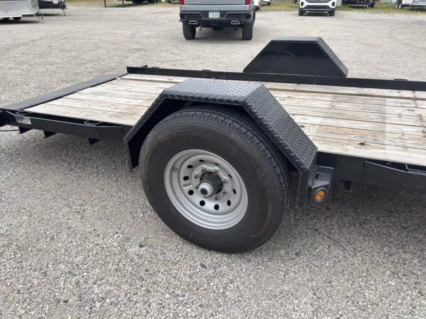 Used 2022 Liberty 5 X 12 FT TILT TRAILER WOOD DECK 7K