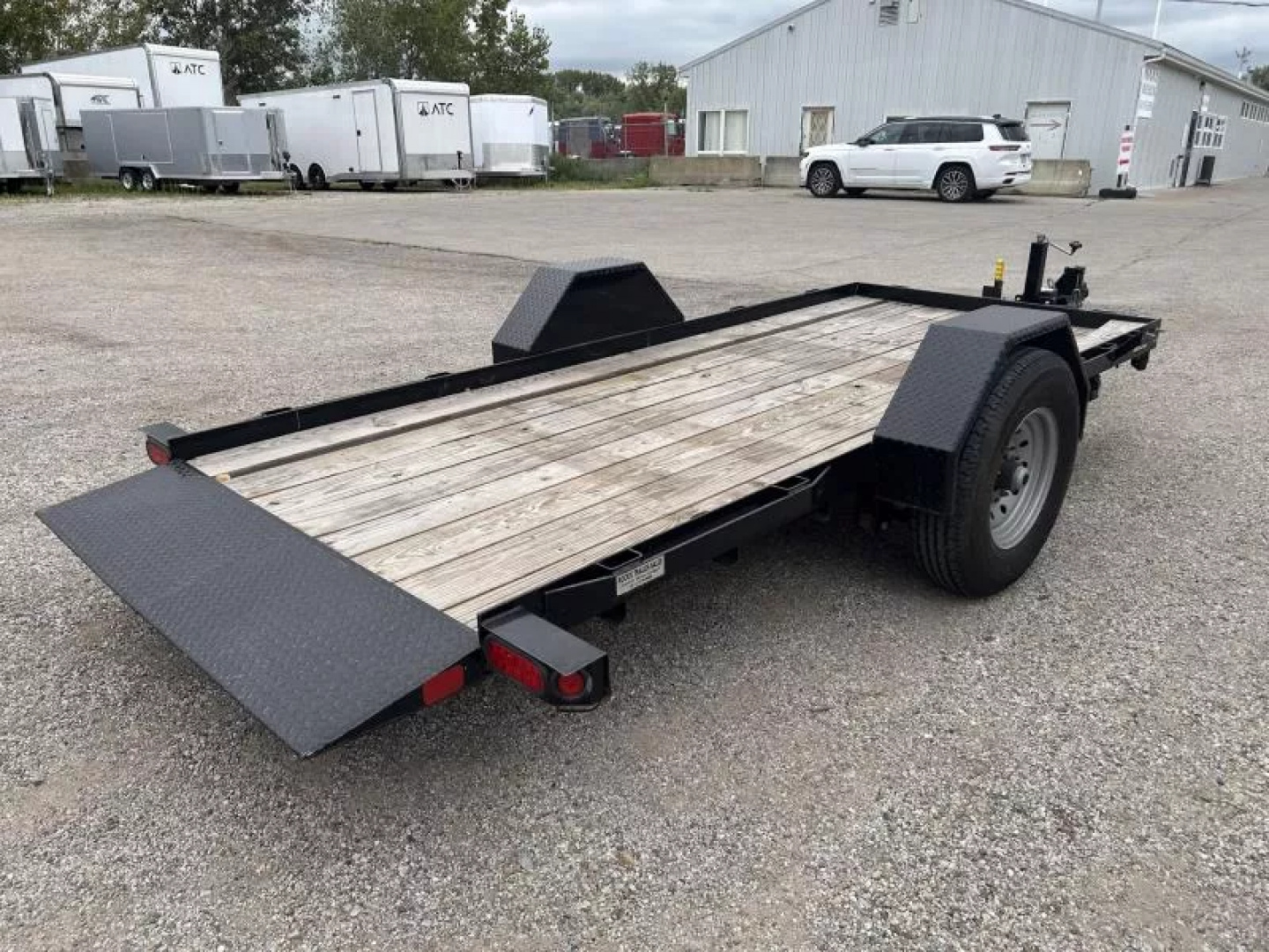 Used 2022 Liberty 5 X 12 FT TILT TRAILER WOOD DECK 7K