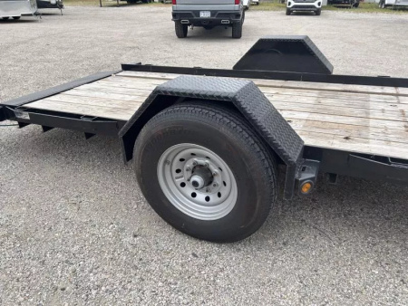 Used 2022 Liberty 5 X 12 FT TILT TRAILER WOOD DECK 7K