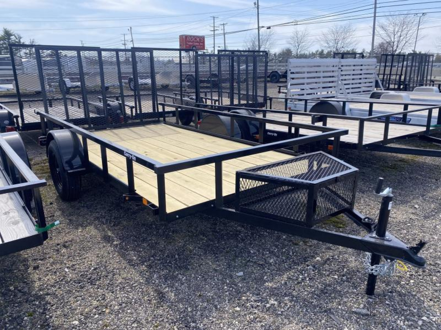 New 2025 Carry-On 6 X 12 FT UTILITY TRAILER WITH TUBE TOP RAIL