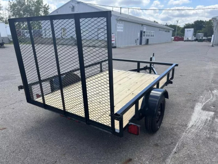 New 2026 Carry-On 5 FT 6 IN X 10 FT UTILITY TRAILER  TUBE TOP RAIL