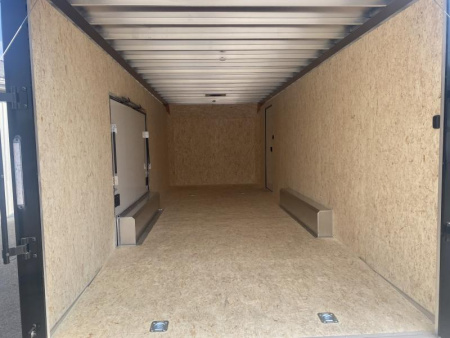New 2023 ATC 24 FT ENCLOSED CAR HAULER 7 FT INT HEIGHT WITH ESCAPE DOOR AND BLACK OUT TRIM ROM 300